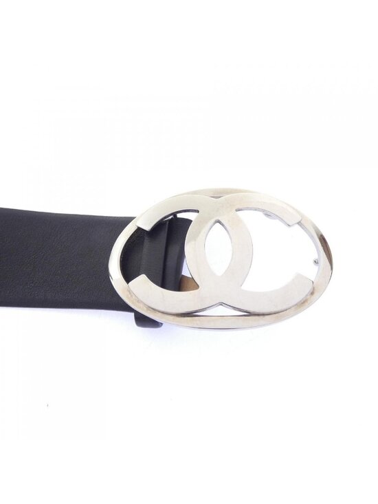 Chanel Vintage Belt Black main image 4